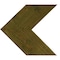 Ekena Millwork 13 3/4"W x 12"H x 3/4"D Vintage Farmhouse 5 1/2" Chevron Barnwood Decor Collection Restoration Green DECR13X12X075CHVGR - alternate 5